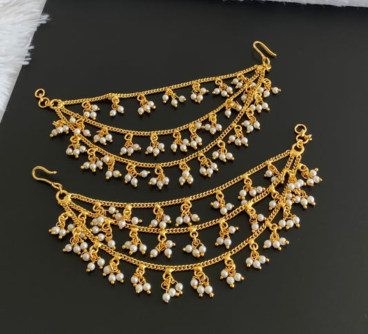 Matte finish pearl multi layer ear side chain dj-54052