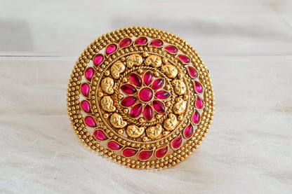 Antique gold tone kemp round hair jewel(rakodi)dj-53618