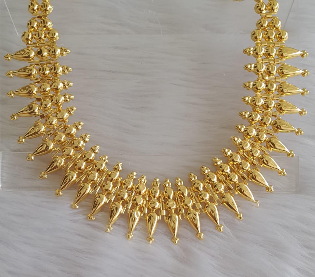 CZ Rose Gold Spike Necklace – MIKUKUMI