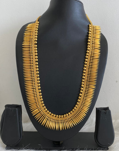 Gold tone kerala style mulla mottu haar dj-54528