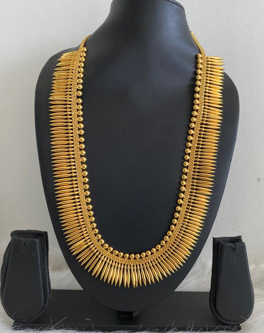 Gold tone kerala style mulla mottu haar dj-54528