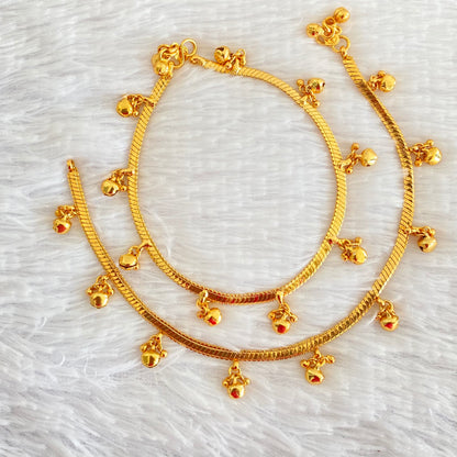 Antique gold tone anklets set dj-53184
