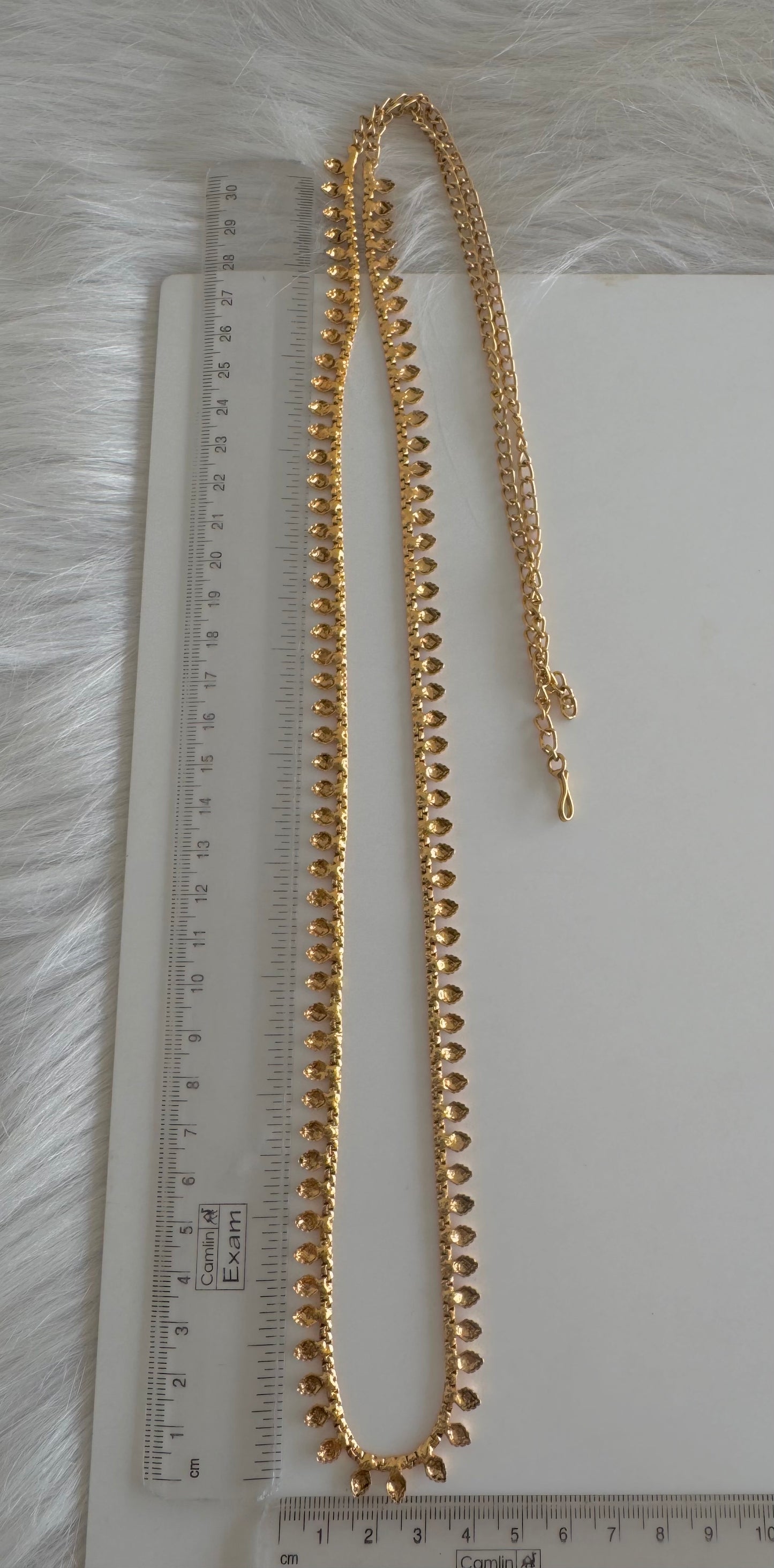 Antique gold tone flower hip/waist chain dj-51385