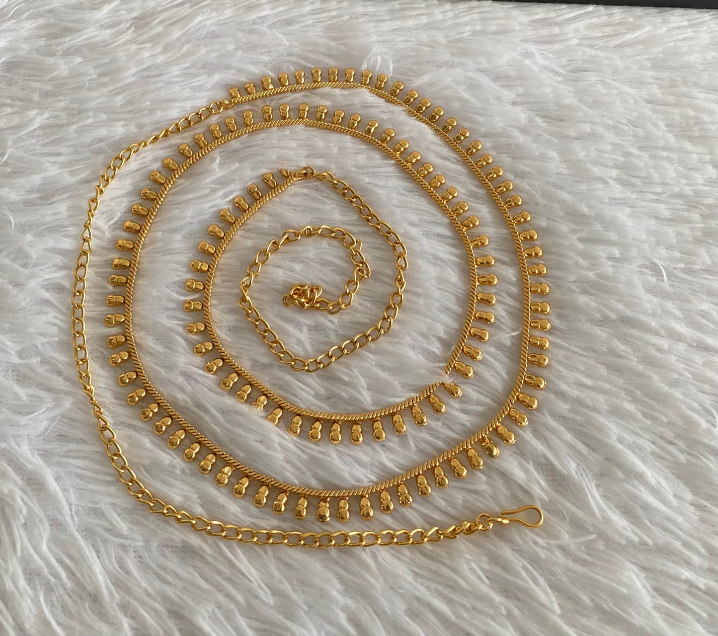 Antique gold tone hip/waist chain dj-54402