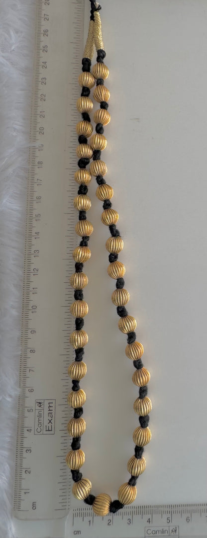 Matte Finish beaded Black thread Thulasi Mala Dj-51495