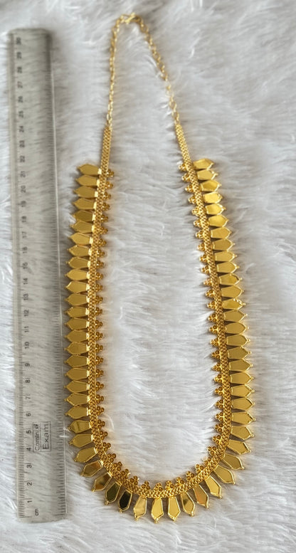 Gold tone blue kerala style nagapadam haar dj-51622