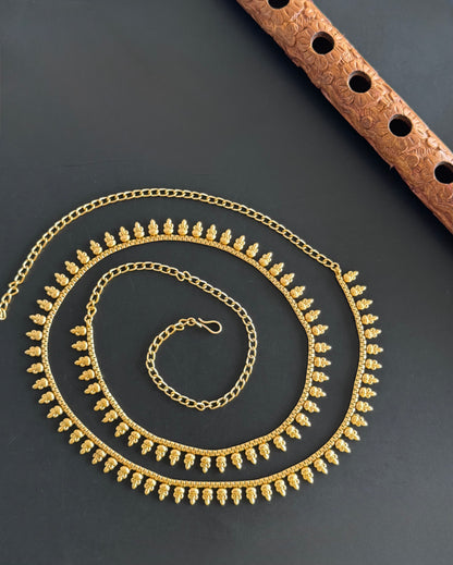 Antique gold tone hip/waist chain dj-51387