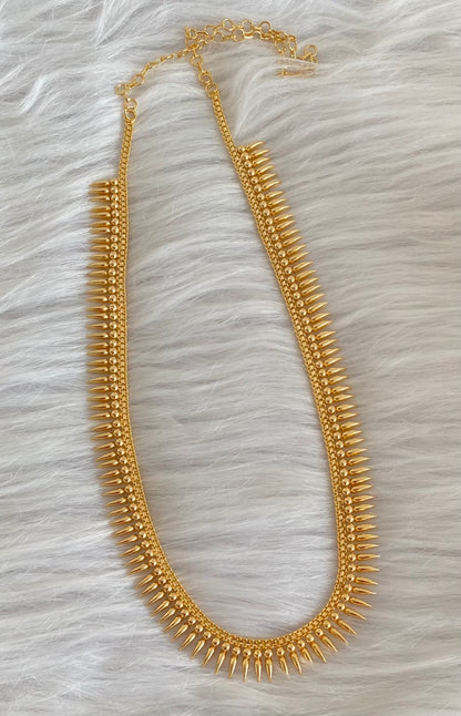 Gold tone kerala style mulla mottu haar dj-54277