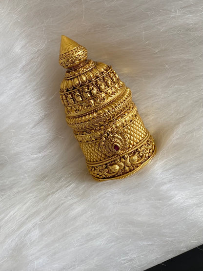 Antique gold tone nakshi crown/kreedam dj-54469