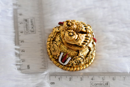 Antique gold tone thirumal padham dj-52327