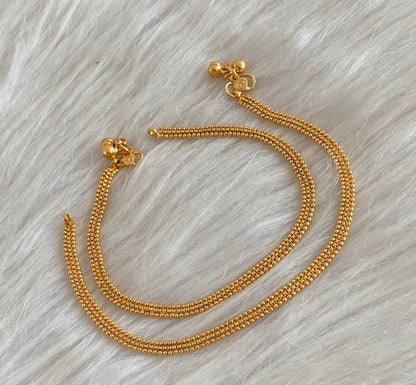 Gold tone anklets set dj-54891
