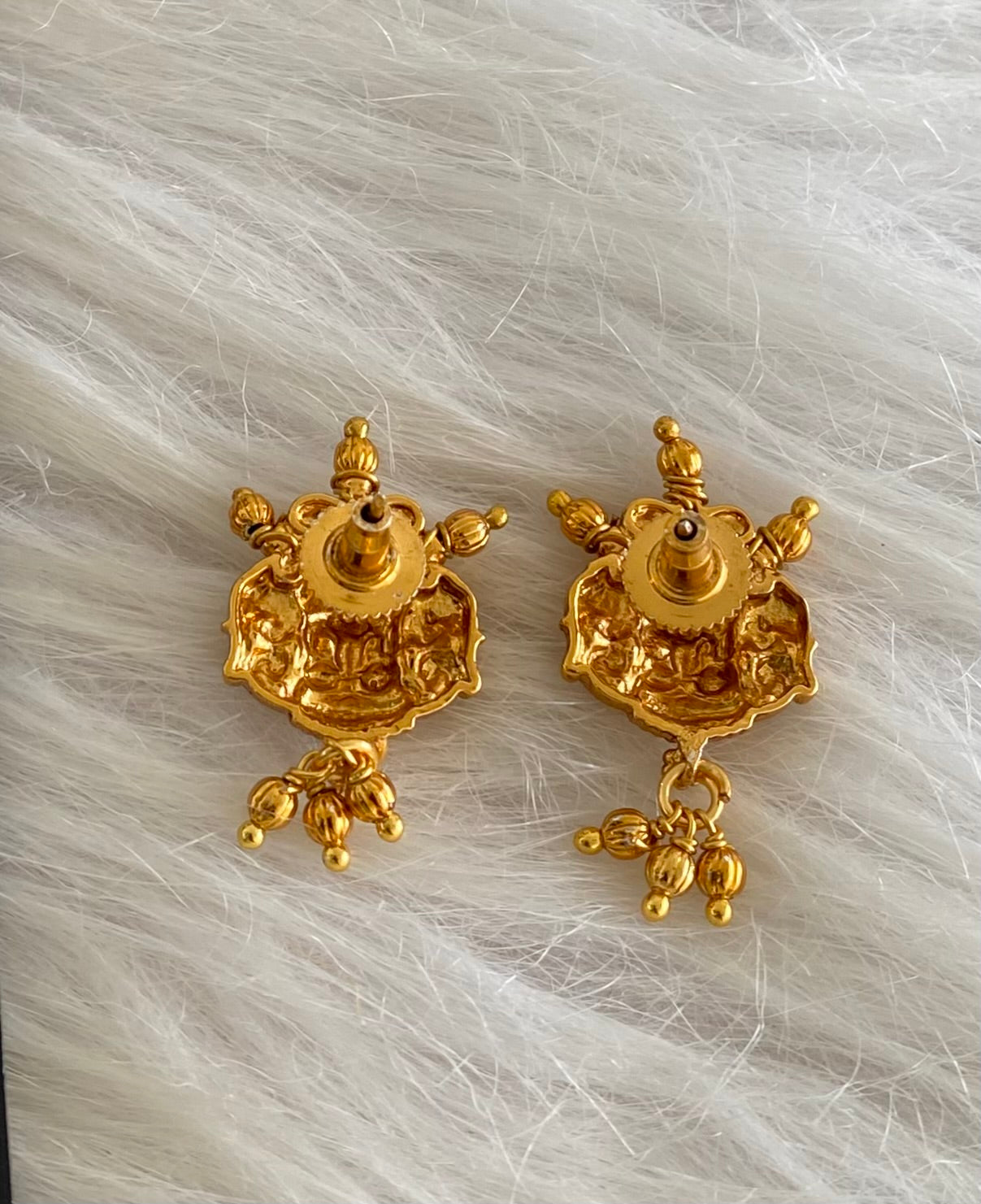 Matte finish lakshmi stud/earrings dj-54699