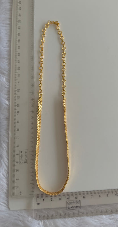 Gold tone 10.5 inches short chain dj-51455