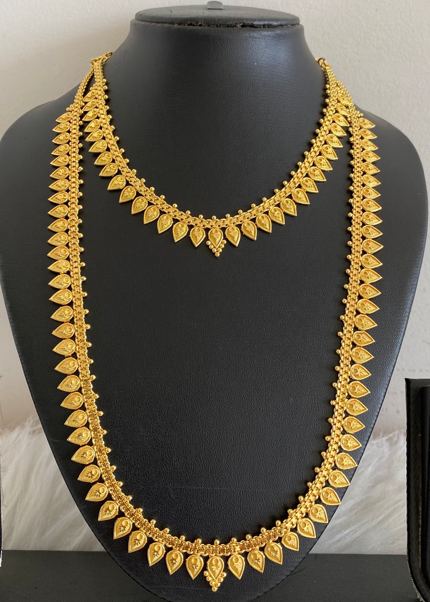 Gold tone flower combo set dj-54293
