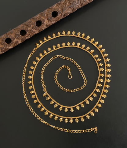 Antique gold tone hip/waist chain dj-54397