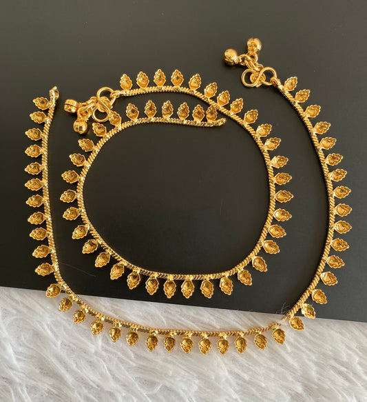 Antique gold tone anklets set dj-53196