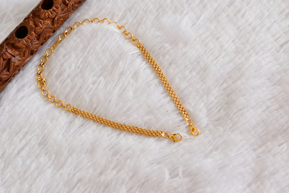 Antique gold tone necklace back chain dj-52429