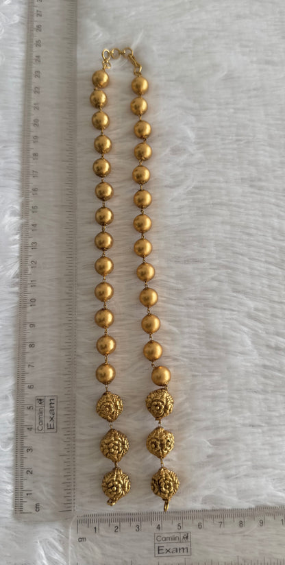 Matte finish Nakshi beaded chain for pendants dj-52108