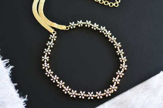 Two tone flower waist chain dj-52198