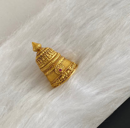 Antique gold tone nakshi crown/kreedam dj-54465