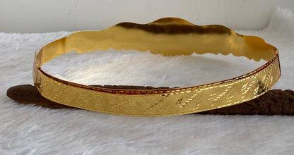 Gold tone peacock design adjustable waist belt dj-53467
