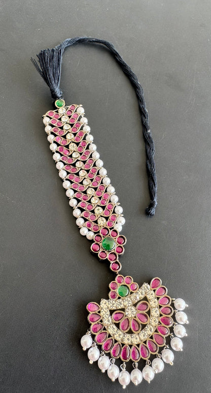 Black finish precious kemp pearl tikka Dj-51038