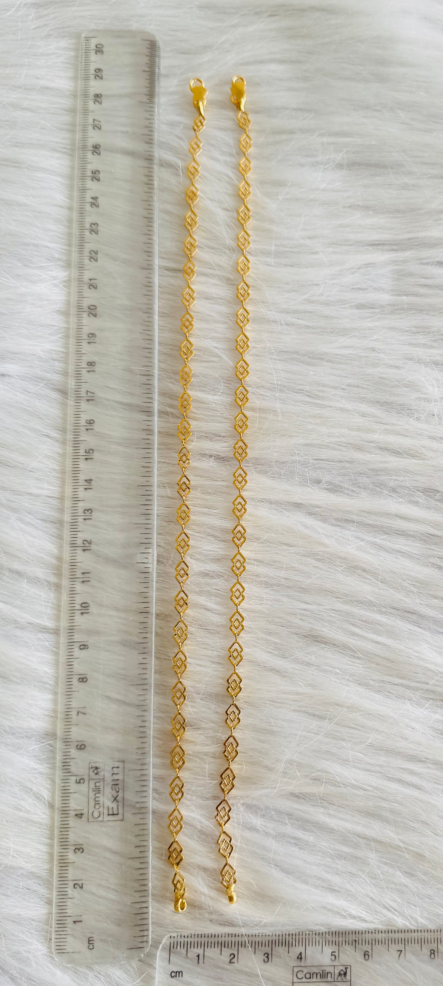 Gold tone 10.5 inches anklets dj-51295