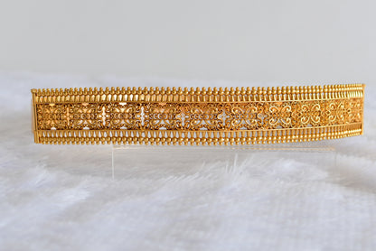 Matte finish floral waist belt dj-52181