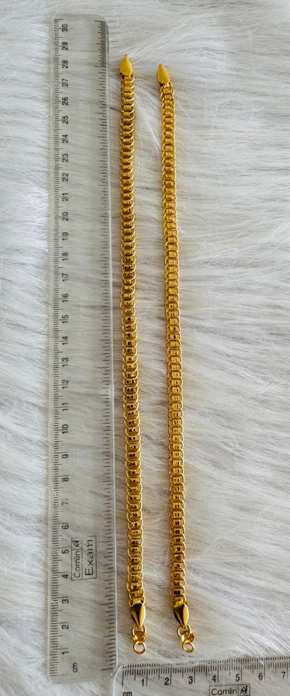 Gold tone 10.5 inches anklets dj-51302