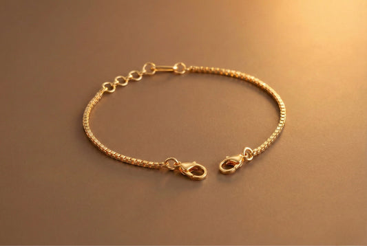 Gold tone back chain dj-51942