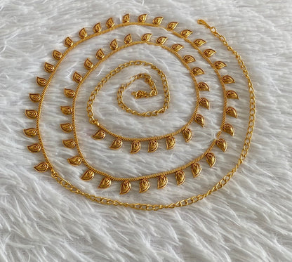 Antique gold tone mango hip/waist chain dj-54394