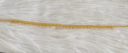 Gold tone kerala traditional elakka necklace dj-52765