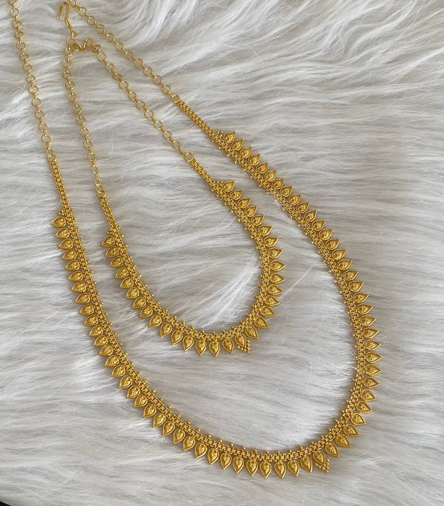 Gold tone flower combo set dj-54293