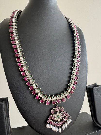 Black finish AD precious kemp mango haar dj-51034