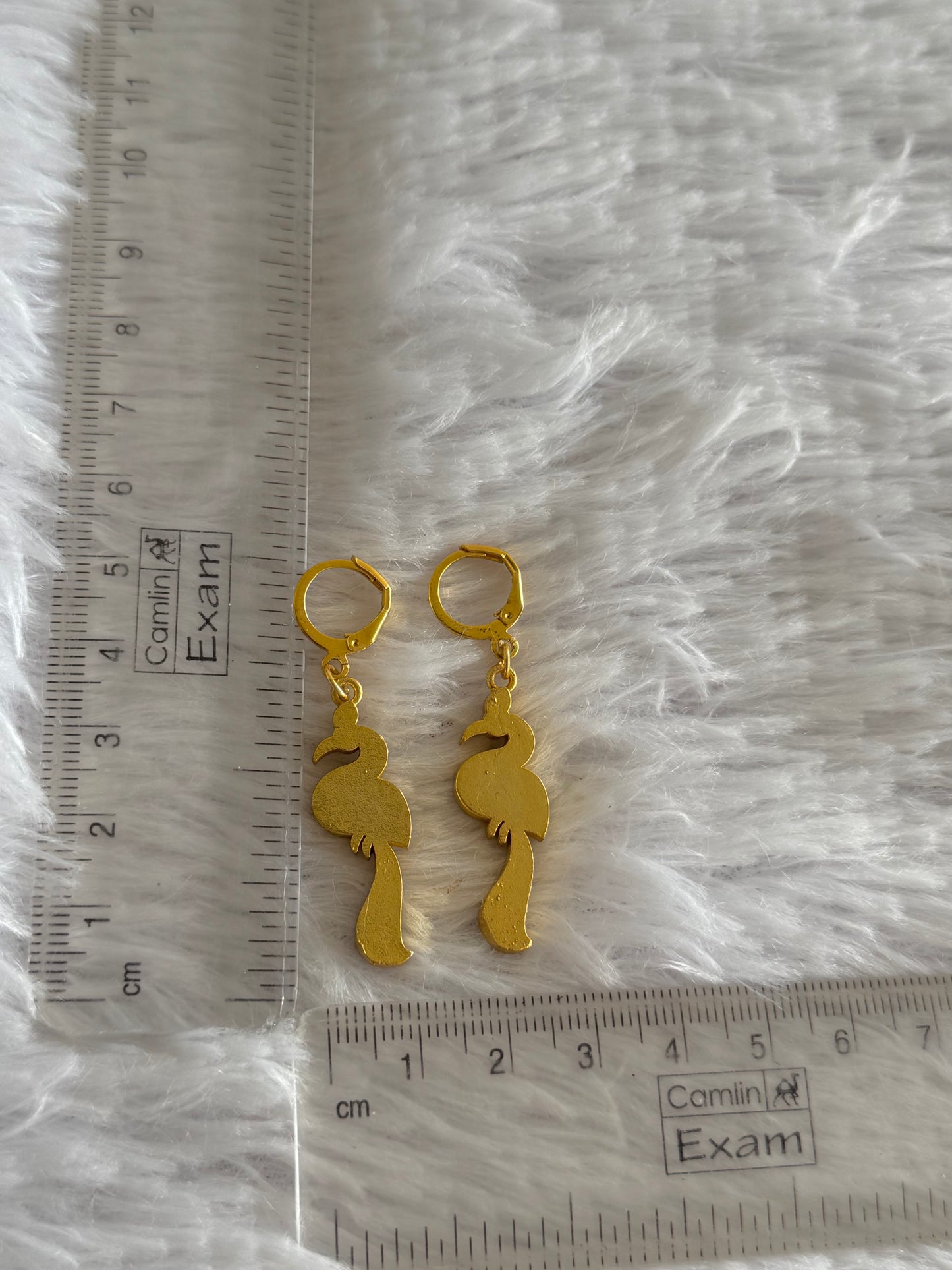 Gold tone multicolor kundan jadau peacock hook earrings dj-51528