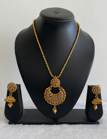 Antique gold tone Bali Necklace Set DJ29368