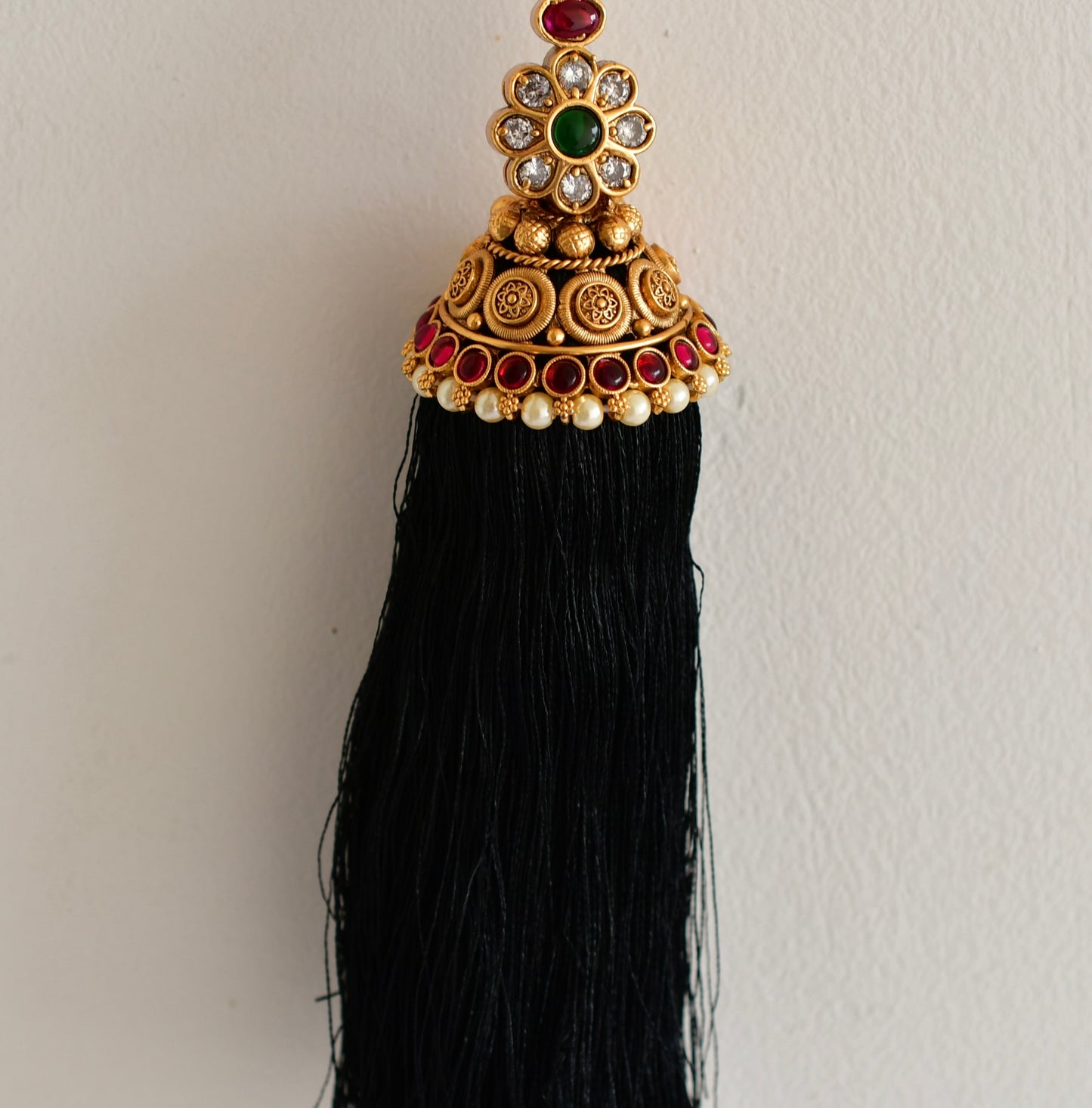 Matt finish kemp-green kuppulu (Hair accessory) dj-52339