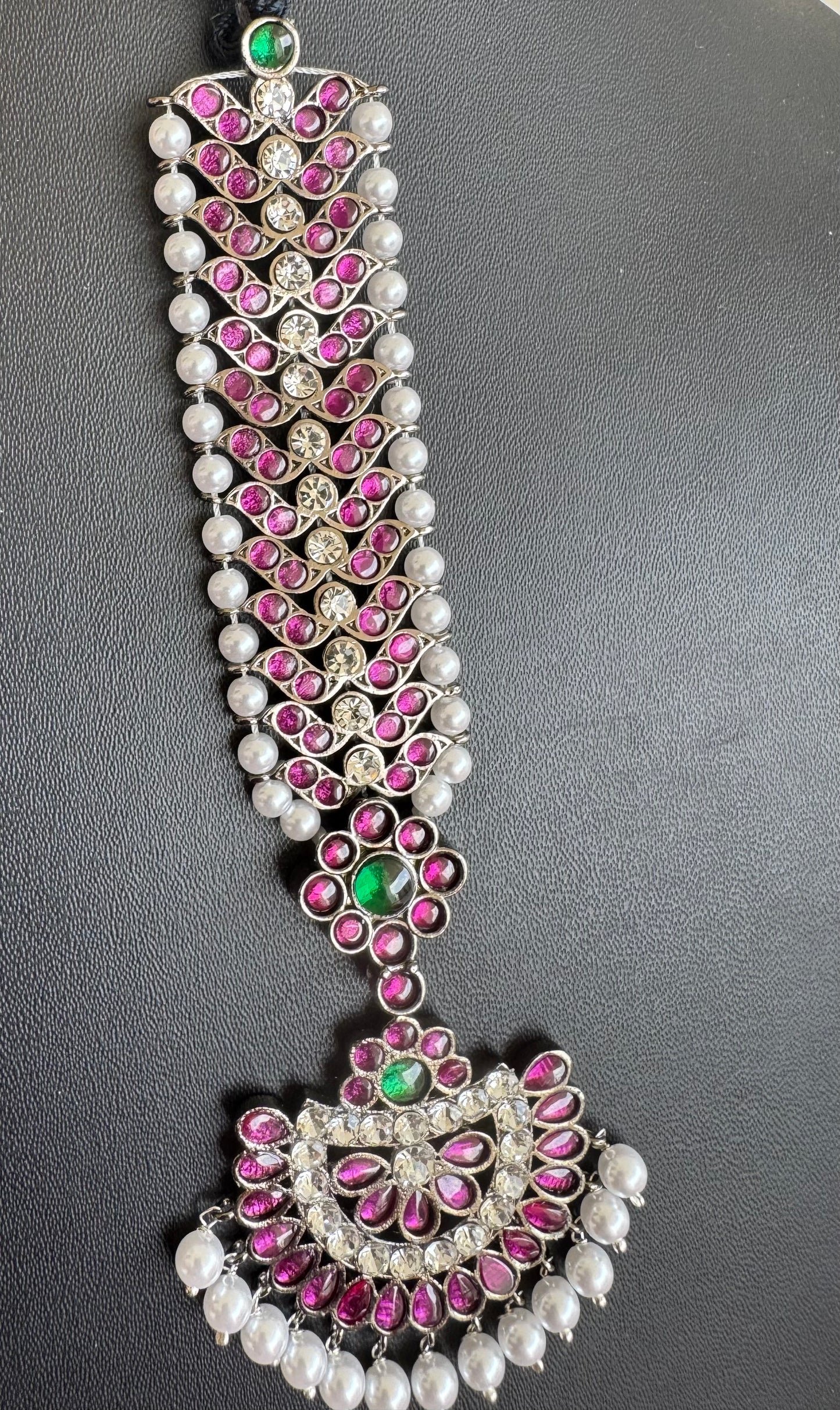 Black finish precious kemp pearl tikka Dj-51038