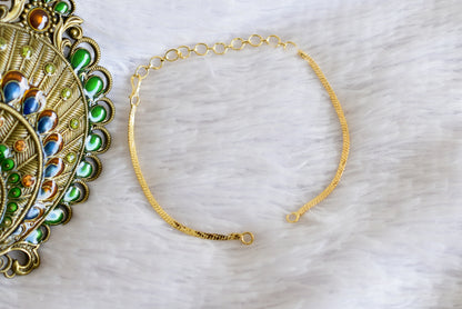 Gold-tone necklace back-chain dj-52431