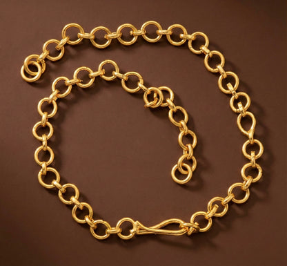 Antique Finish Necklace Back Chain - DJ32736