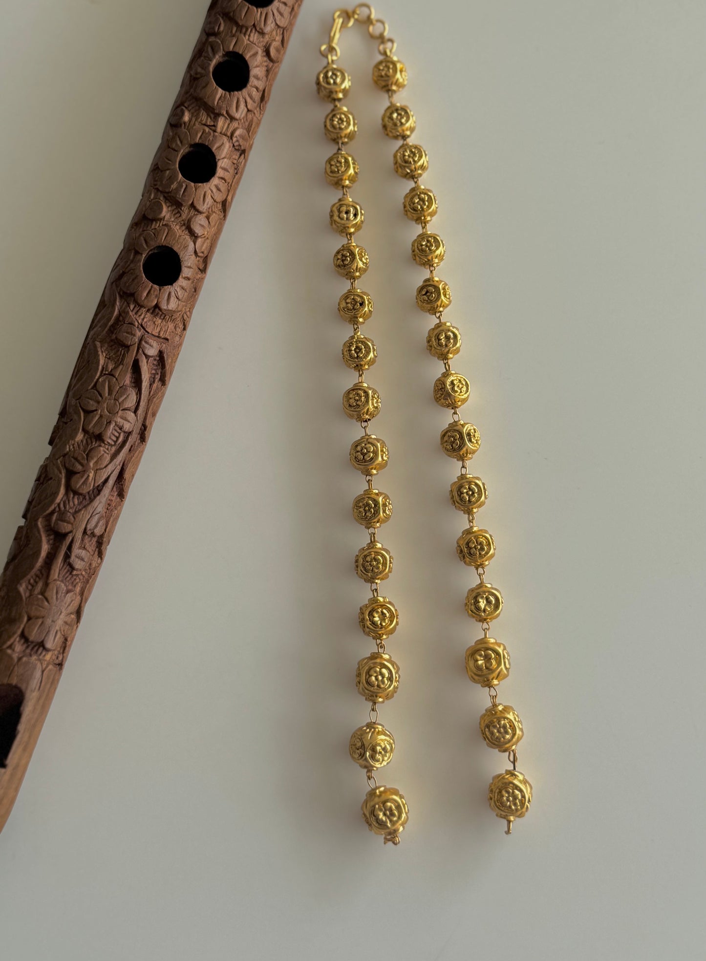 Matte finish Nakshi beaded chain for pendants dj-51458