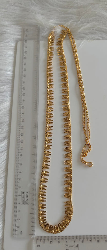 Antique gold tone hip/waist chain dj-51386