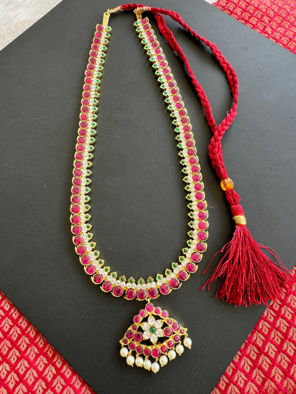 Gold tone precious kemp-green-white mango haar dj-48890