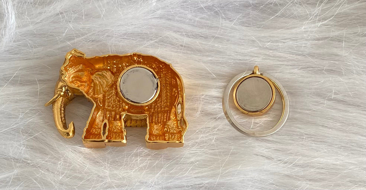 Matte finish elephant magnetic brooch for men dj-54220