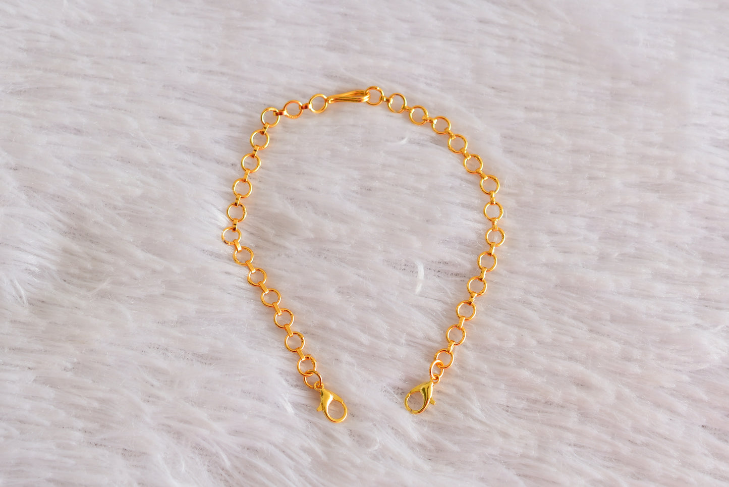 Gold tone ring back chain dj-51941