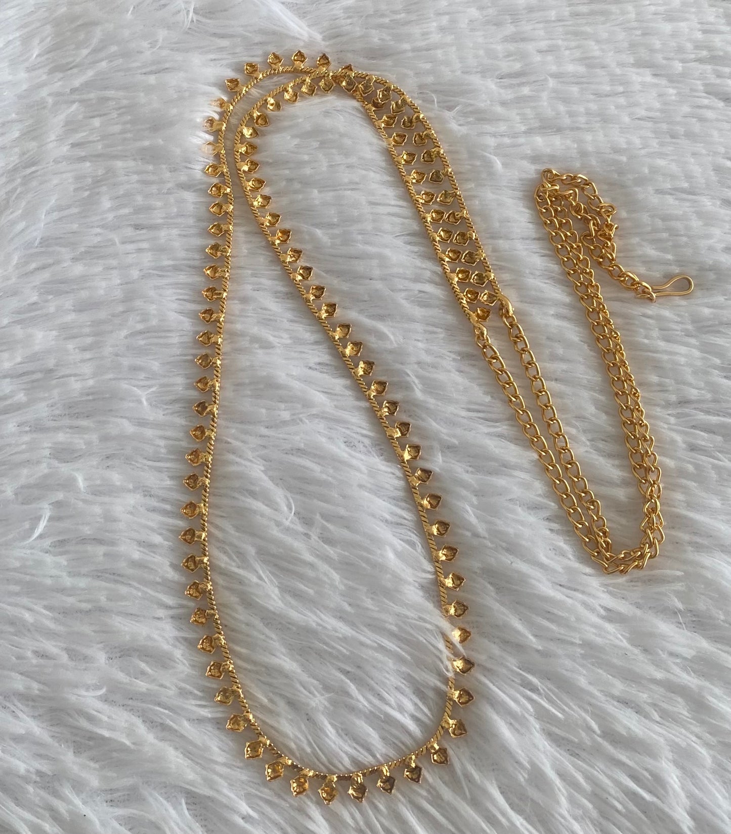 Antique gold tone hip/waist chain dj-54396