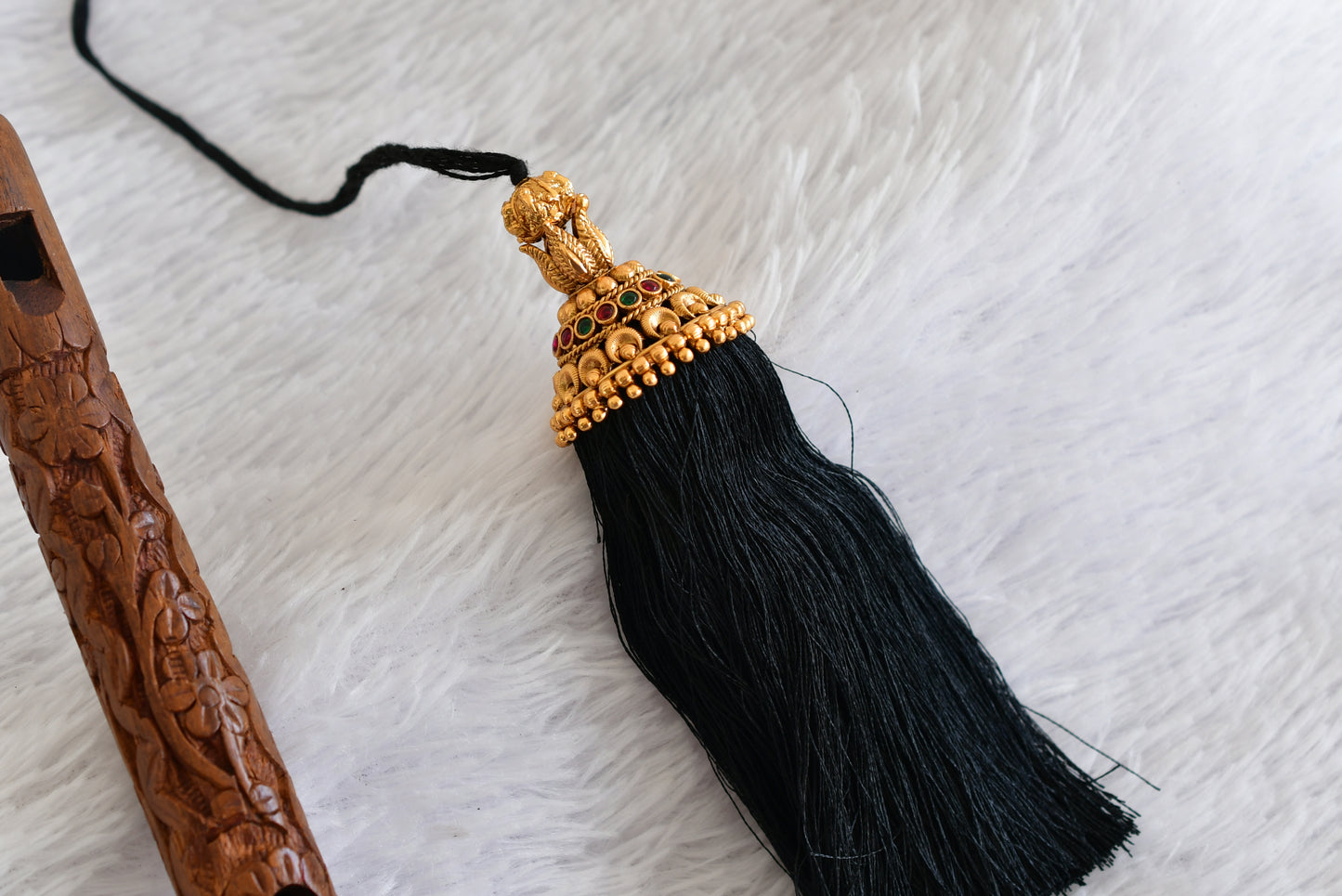 Matt finish kemp-green kuppulu (Hair accessory) dj-52342