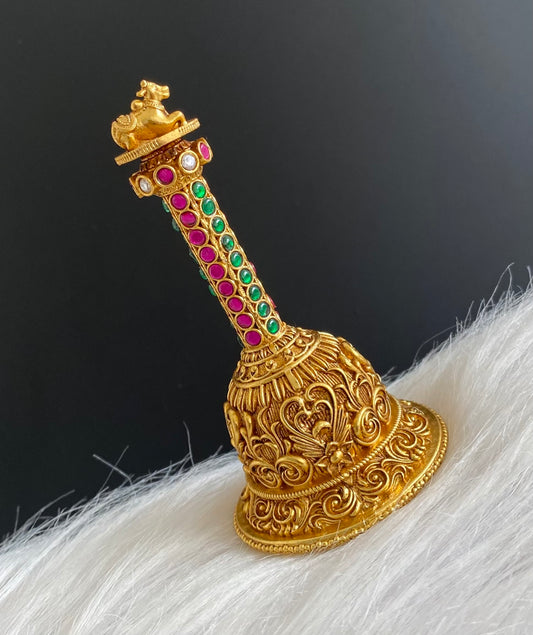 Matte finish jadau shri nandhi bell dj-54226