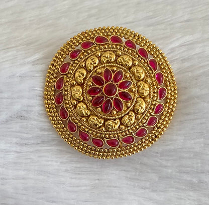 Antique gold tone kemp round hair jewel(rakodi)dj-53618