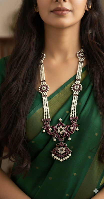 Black finish precious kemp pearl peacock haar Dj-51757